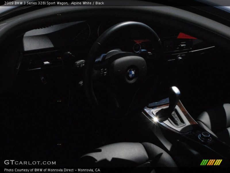 Alpine White / Black 2009 BMW 3 Series 328i Sport Wagon