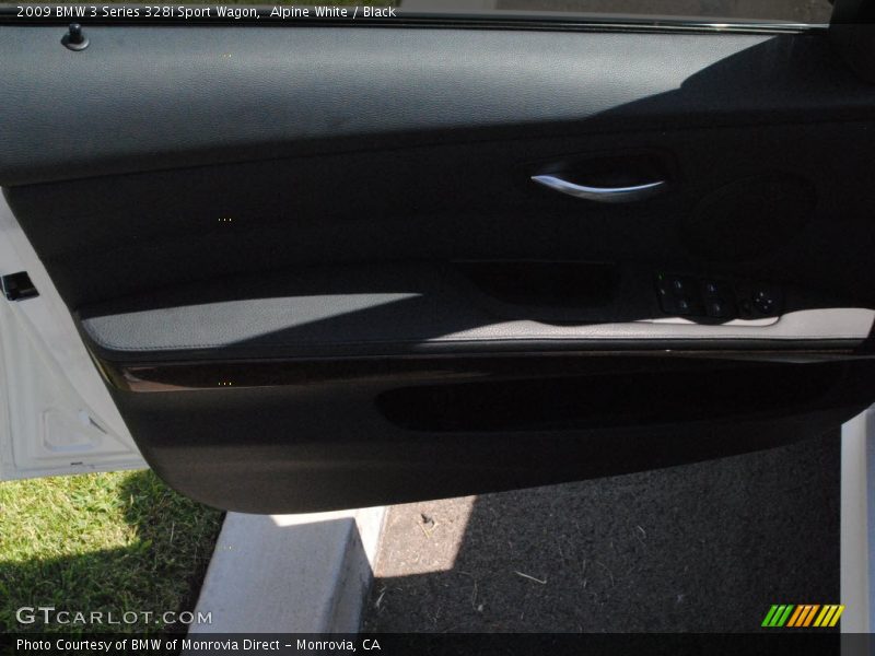 Alpine White / Black 2009 BMW 3 Series 328i Sport Wagon