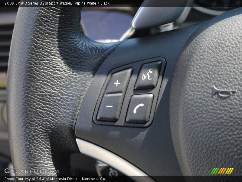 Alpine White / Black 2009 BMW 3 Series 328i Sport Wagon