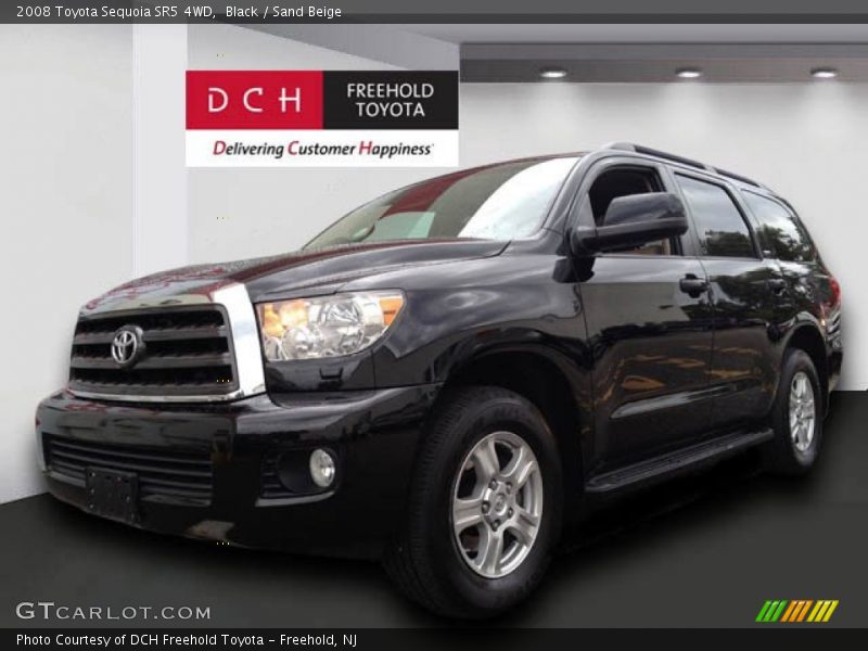 Black / Sand Beige 2008 Toyota Sequoia SR5 4WD