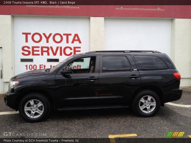 Black / Sand Beige 2008 Toyota Sequoia SR5 4WD