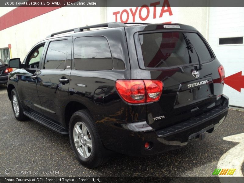 Black / Sand Beige 2008 Toyota Sequoia SR5 4WD