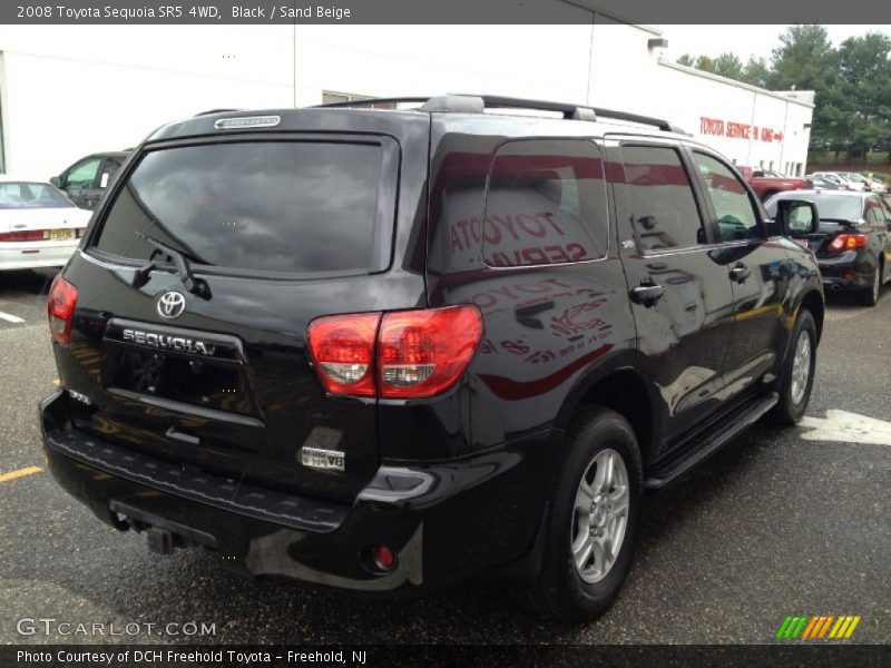 Black / Sand Beige 2008 Toyota Sequoia SR5 4WD