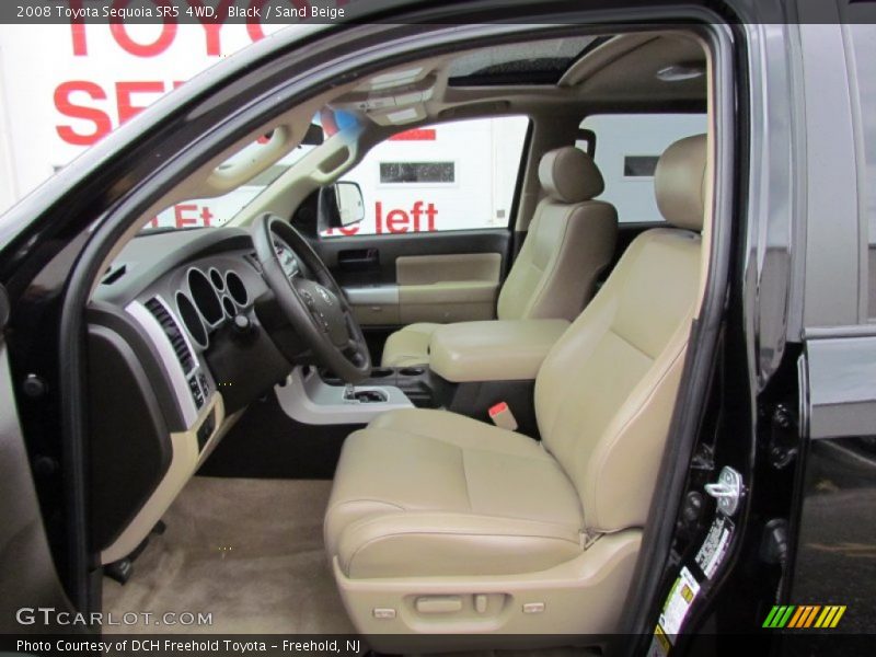 Black / Sand Beige 2008 Toyota Sequoia SR5 4WD