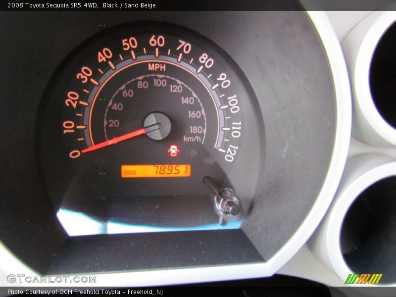 Black / Sand Beige 2008 Toyota Sequoia SR5 4WD