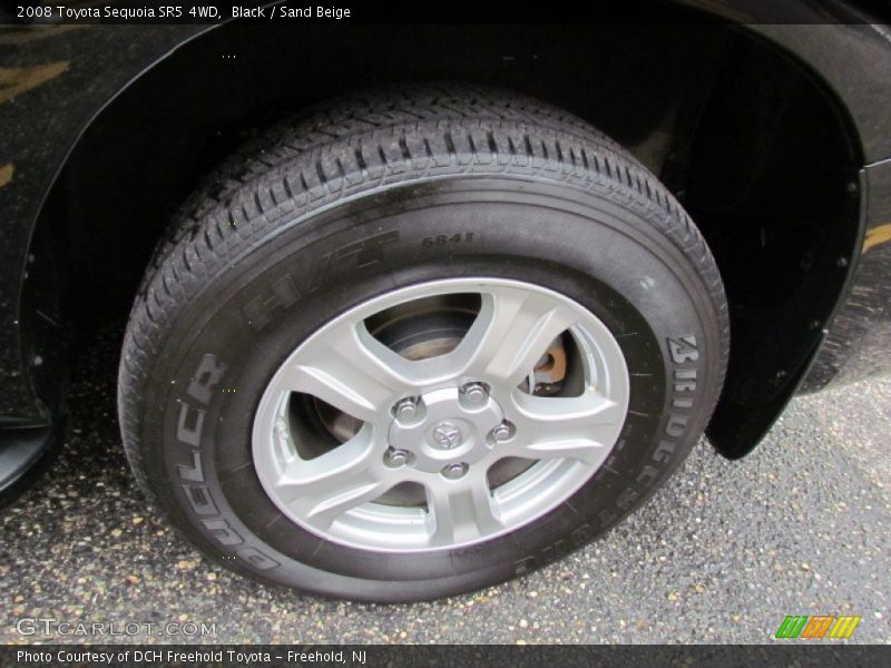 Black / Sand Beige 2008 Toyota Sequoia SR5 4WD