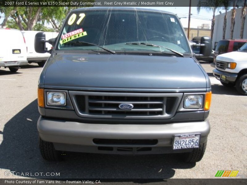 Fleet Grey Metallic / Medium Flint Grey 2007 Ford E Series Van E350 Super Duty Commercial