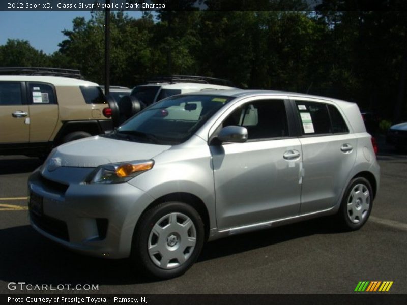 Classic Silver Metallic / Dark Charcoal 2012 Scion xD