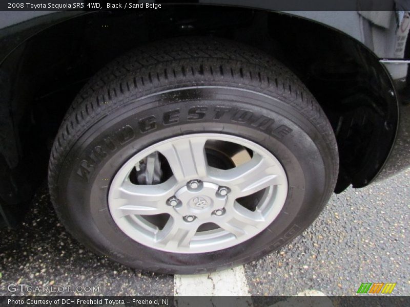 Black / Sand Beige 2008 Toyota Sequoia SR5 4WD