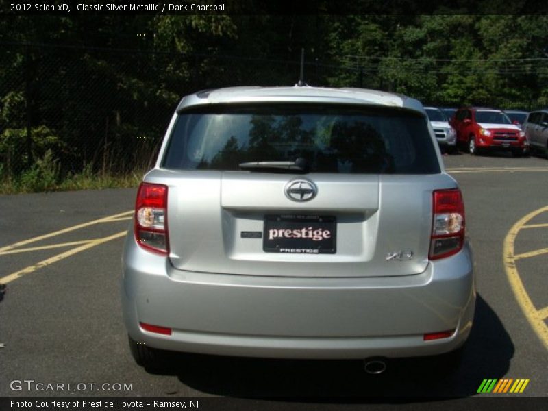Classic Silver Metallic / Dark Charcoal 2012 Scion xD