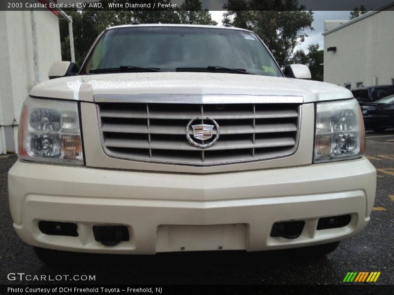 White Diamond / Pewter 2003 Cadillac Escalade ESV AWD