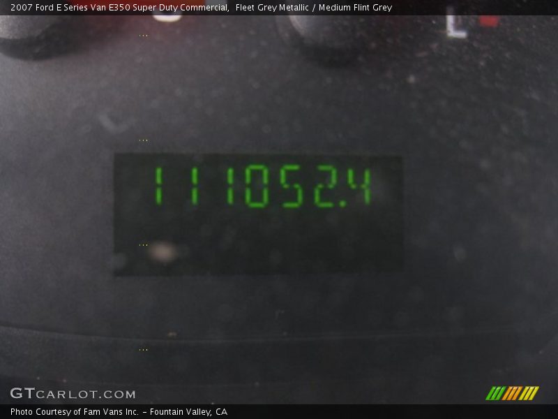 Fleet Grey Metallic / Medium Flint Grey 2007 Ford E Series Van E350 Super Duty Commercial