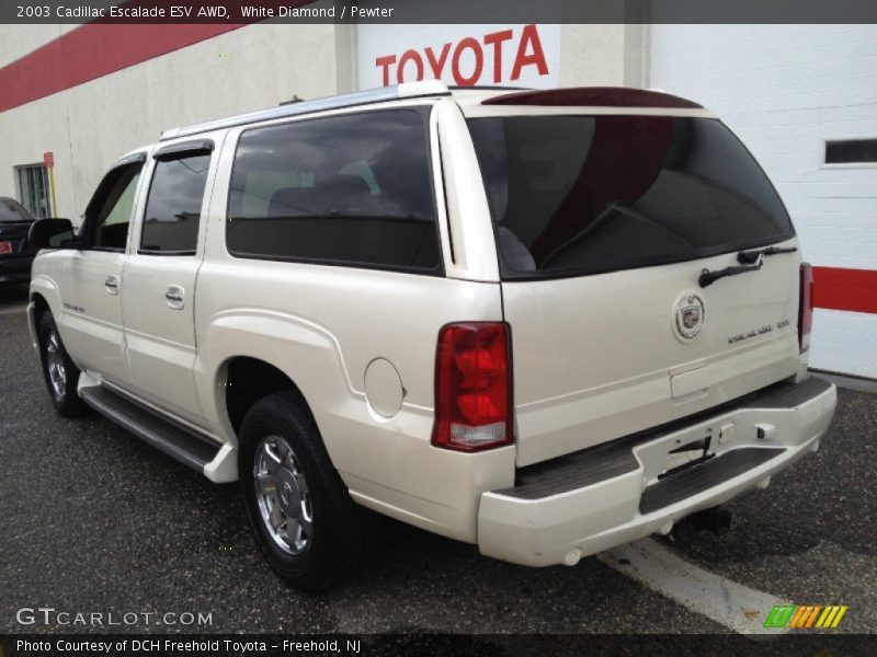 White Diamond / Pewter 2003 Cadillac Escalade ESV AWD