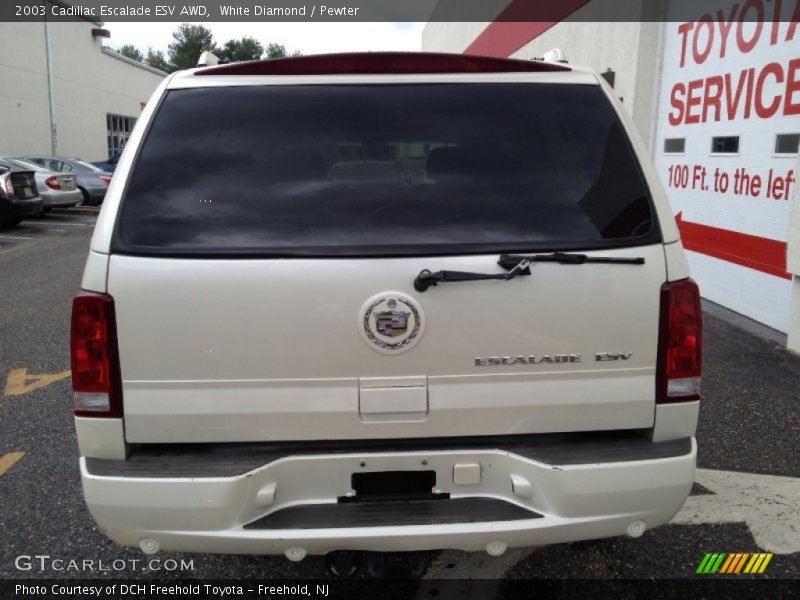 White Diamond / Pewter 2003 Cadillac Escalade ESV AWD