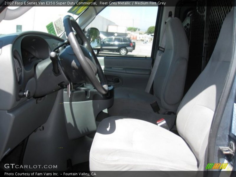 Fleet Grey Metallic / Medium Flint Grey 2007 Ford E Series Van E350 Super Duty Commercial