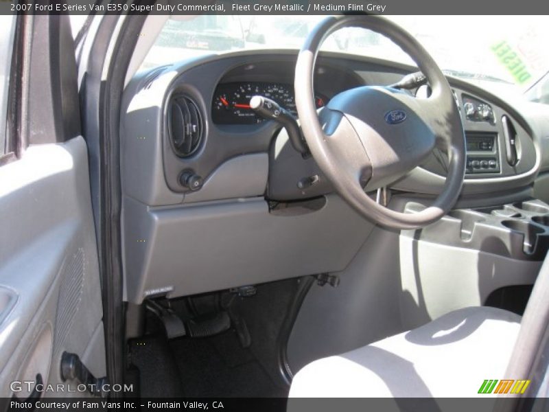 Fleet Grey Metallic / Medium Flint Grey 2007 Ford E Series Van E350 Super Duty Commercial