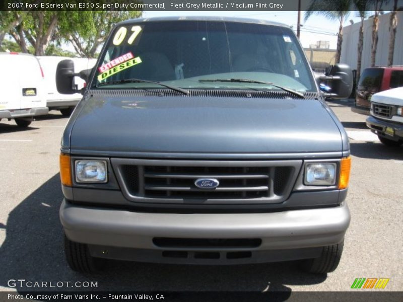 Fleet Grey Metallic / Medium Flint Grey 2007 Ford E Series Van E350 Super Duty Commercial