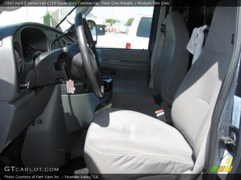 Fleet Grey Metallic / Medium Flint Grey 2007 Ford E Series Van E350 Super Duty Commercial