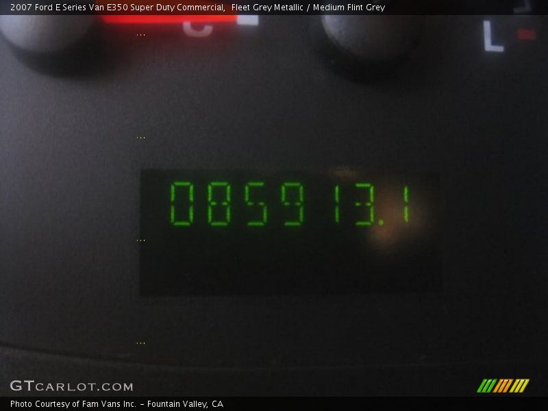 Fleet Grey Metallic / Medium Flint Grey 2007 Ford E Series Van E350 Super Duty Commercial