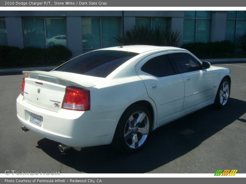 Stone White / Dark Slate Gray 2010 Dodge Charger R/T
