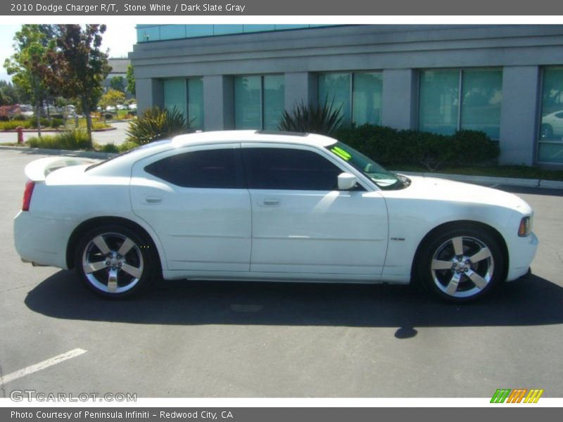 Stone White / Dark Slate Gray 2010 Dodge Charger R/T