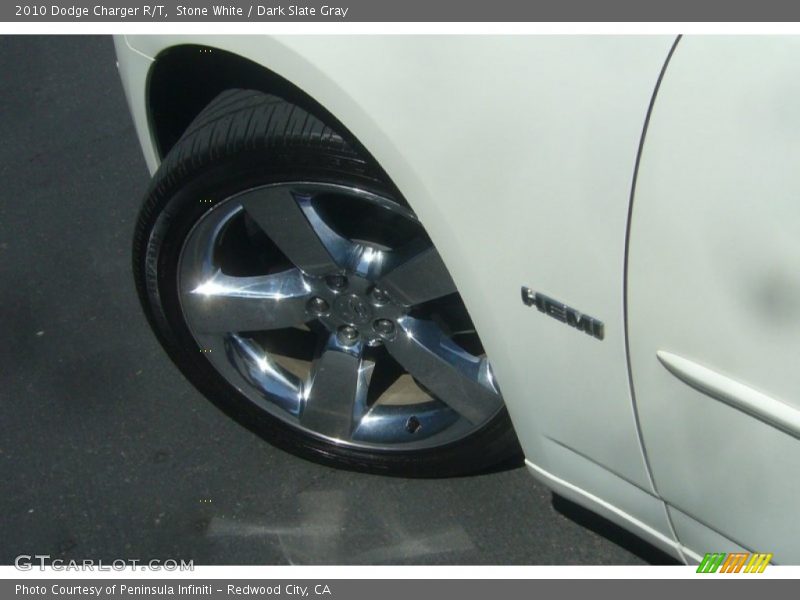 Stone White / Dark Slate Gray 2010 Dodge Charger R/T