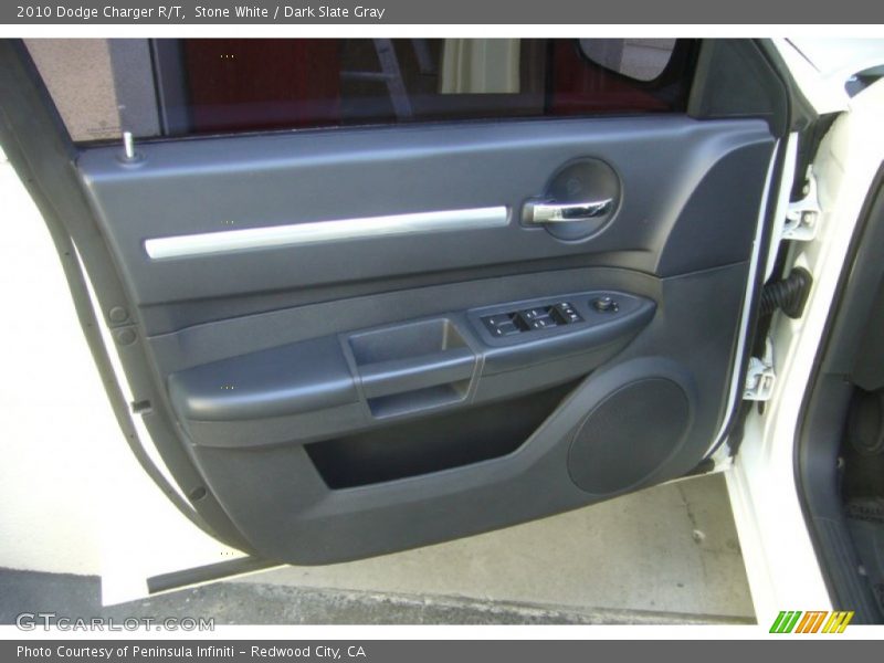 Stone White / Dark Slate Gray 2010 Dodge Charger R/T