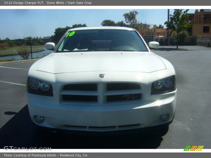 Stone White / Dark Slate Gray 2010 Dodge Charger R/T