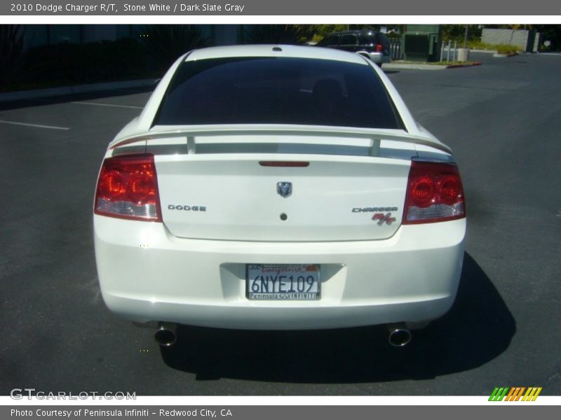 Stone White / Dark Slate Gray 2010 Dodge Charger R/T