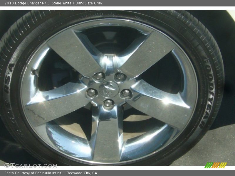 Stone White / Dark Slate Gray 2010 Dodge Charger R/T