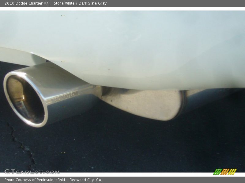 Stone White / Dark Slate Gray 2010 Dodge Charger R/T