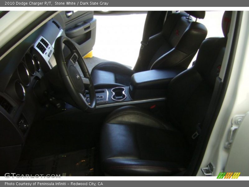 Stone White / Dark Slate Gray 2010 Dodge Charger R/T
