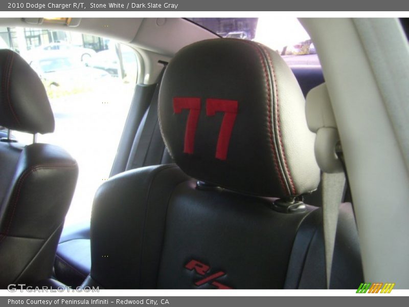 Stone White / Dark Slate Gray 2010 Dodge Charger R/T