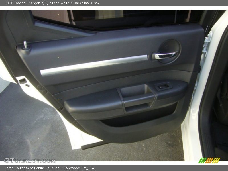 Stone White / Dark Slate Gray 2010 Dodge Charger R/T