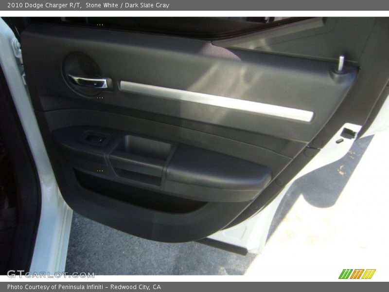 Stone White / Dark Slate Gray 2010 Dodge Charger R/T