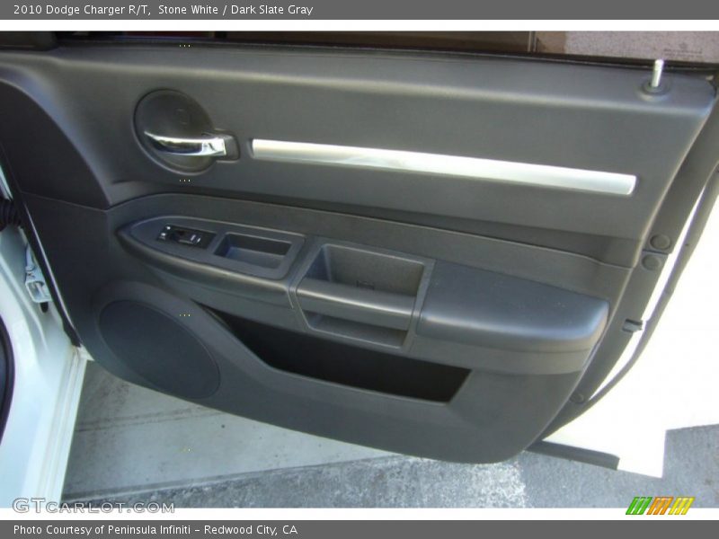 Stone White / Dark Slate Gray 2010 Dodge Charger R/T