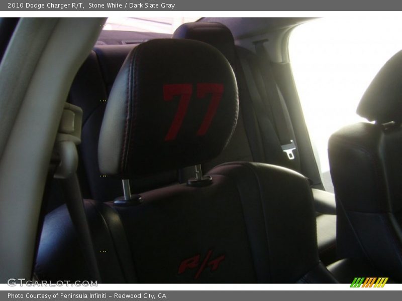 Stone White / Dark Slate Gray 2010 Dodge Charger R/T