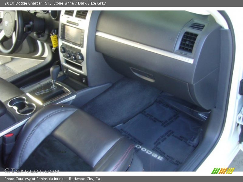 Stone White / Dark Slate Gray 2010 Dodge Charger R/T