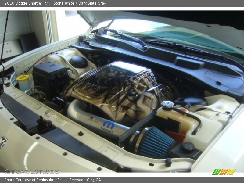 Stone White / Dark Slate Gray 2010 Dodge Charger R/T