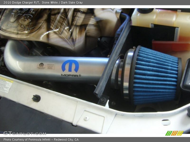 Stone White / Dark Slate Gray 2010 Dodge Charger R/T