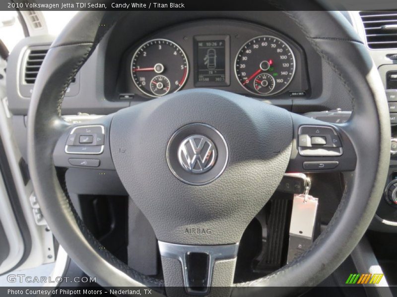 Candy White / Titan Black 2010 Volkswagen Jetta TDI Sedan