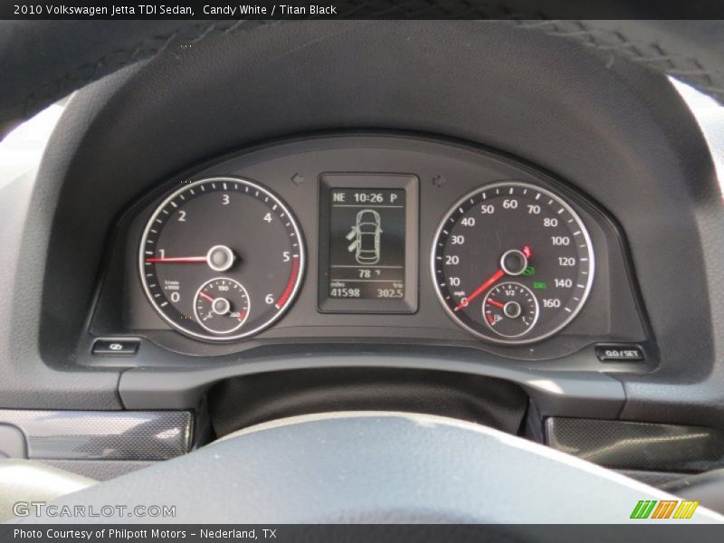 Candy White / Titan Black 2010 Volkswagen Jetta TDI Sedan