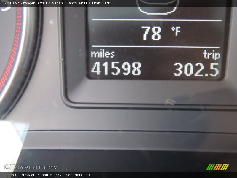 Candy White / Titan Black 2010 Volkswagen Jetta TDI Sedan