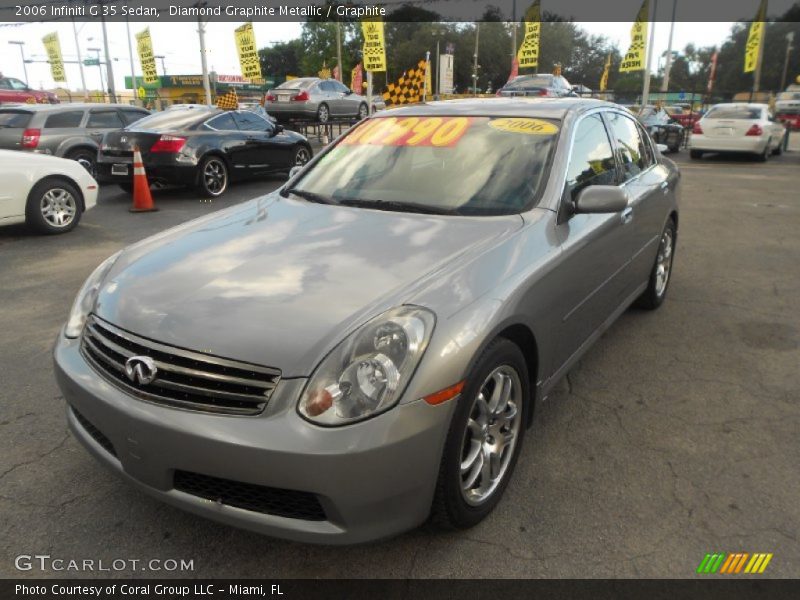 Diamond Graphite Metallic / Graphite 2006 Infiniti G 35 Sedan