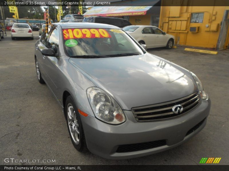 Diamond Graphite Metallic / Graphite 2006 Infiniti G 35 Sedan