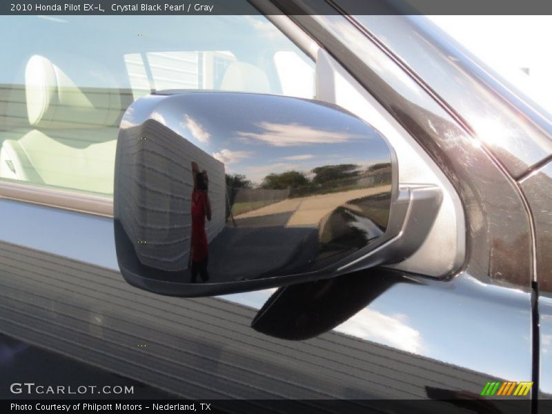 Crystal Black Pearl / Gray 2010 Honda Pilot EX-L