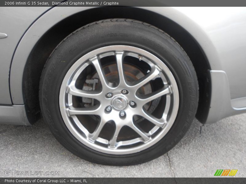 Diamond Graphite Metallic / Graphite 2006 Infiniti G 35 Sedan