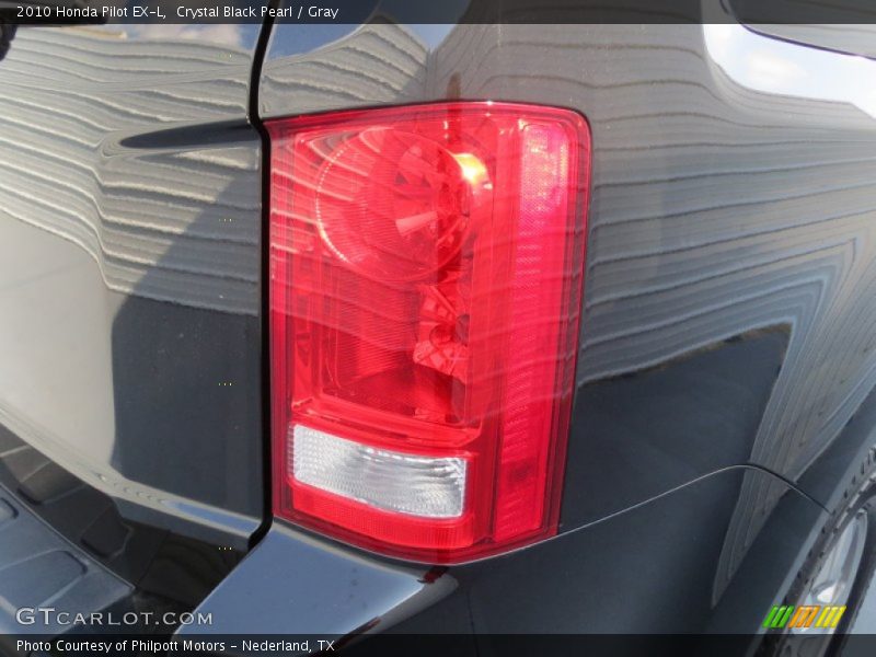 Crystal Black Pearl / Gray 2010 Honda Pilot EX-L