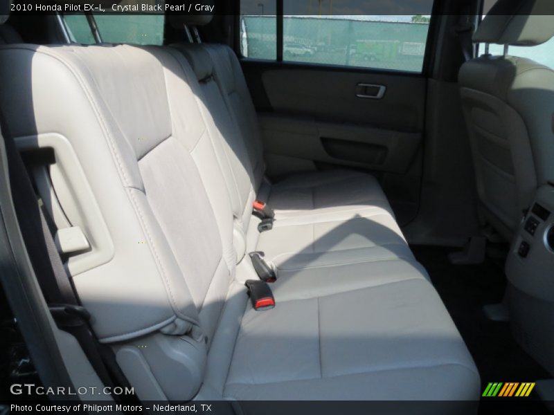 Crystal Black Pearl / Gray 2010 Honda Pilot EX-L