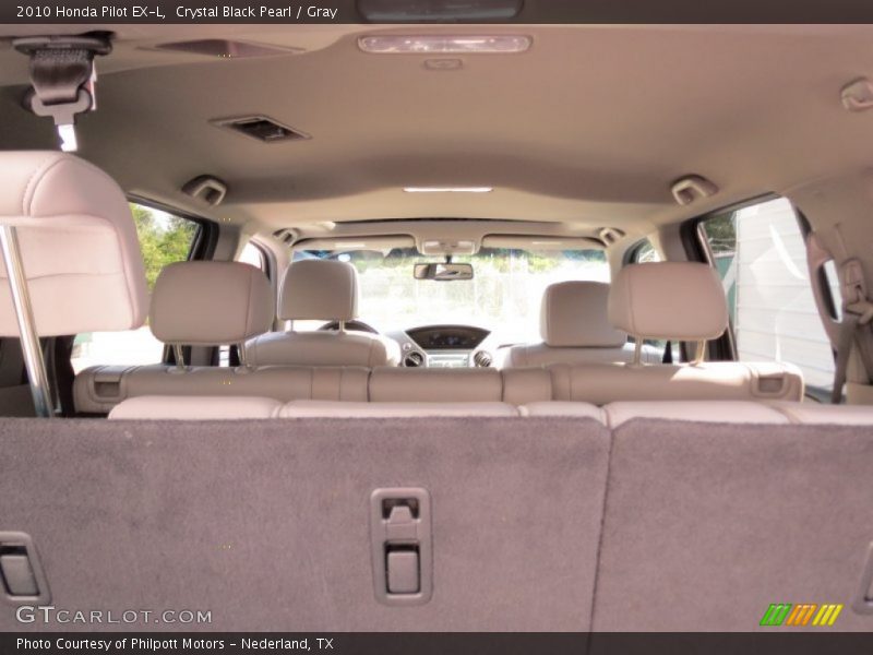 Crystal Black Pearl / Gray 2010 Honda Pilot EX-L